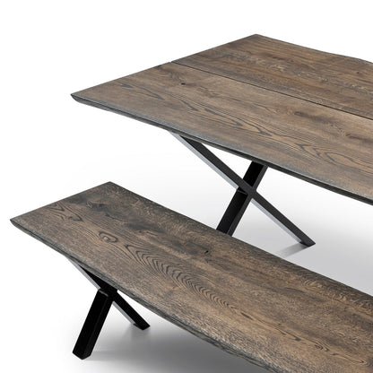 SIENNA | Extendable Dining Table - Charcoal Oak