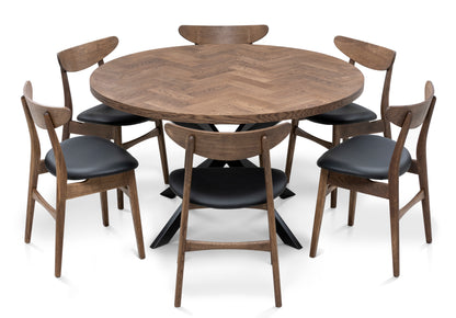 Round Parquete table