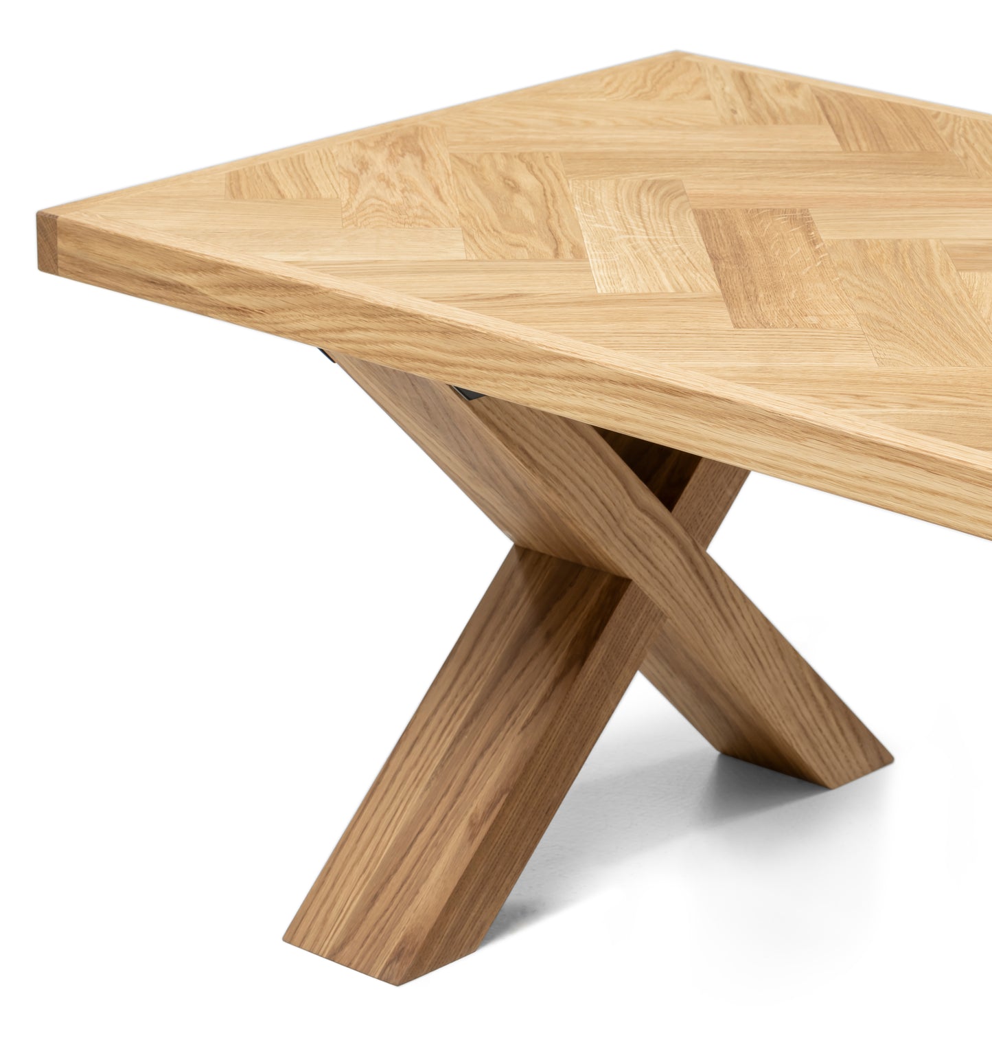 Parquete oak coffee table