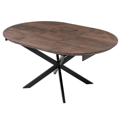 MABEL | Table à manger ronde extensible en bois massif