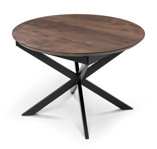 MABEL | Extendable Round Dining Table – Solid Wood