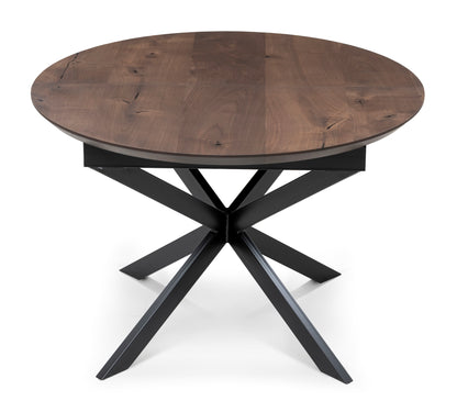 MABEL | Table à manger ronde extensible en bois massif