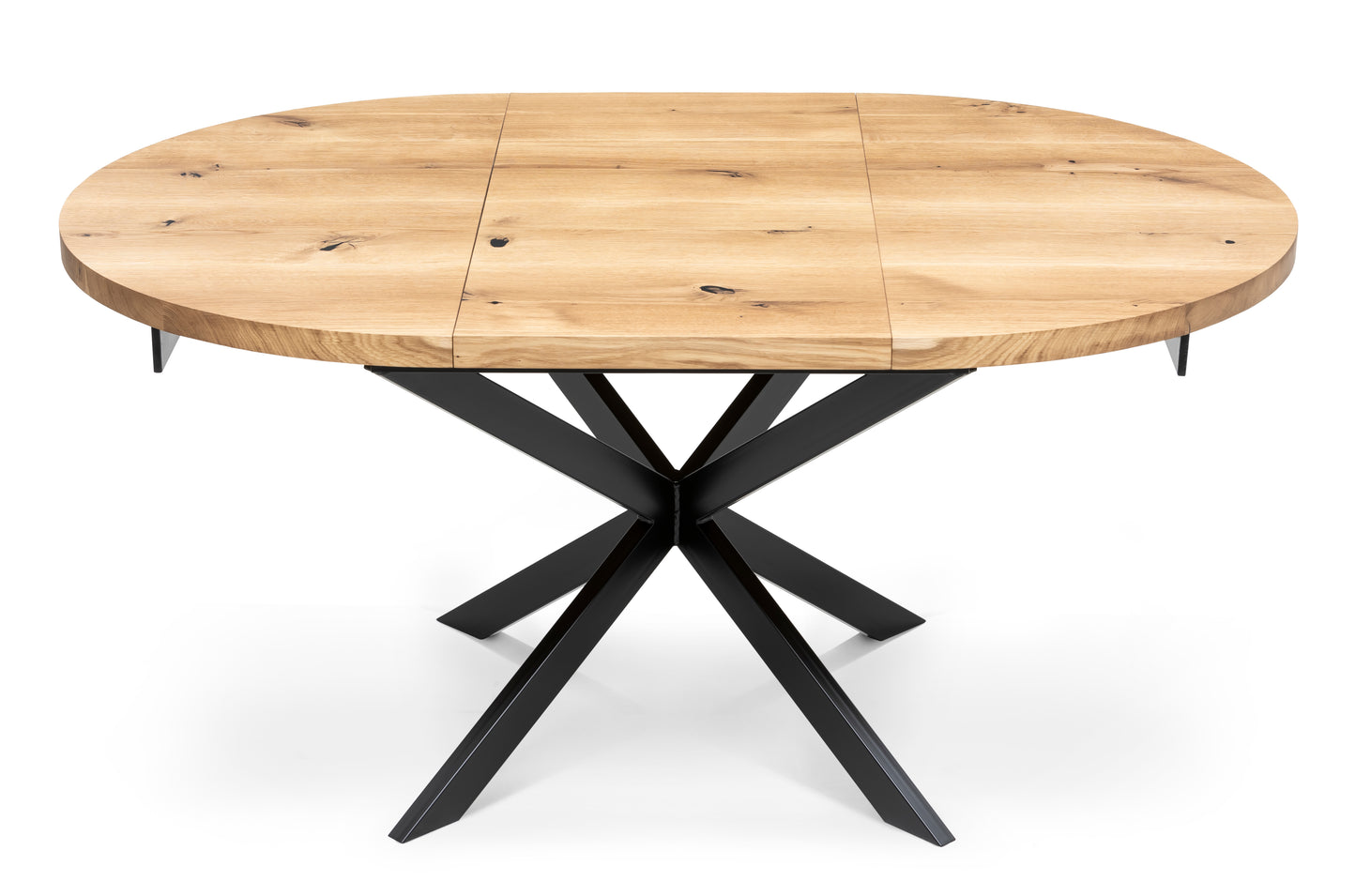 Round table with extension (oak)