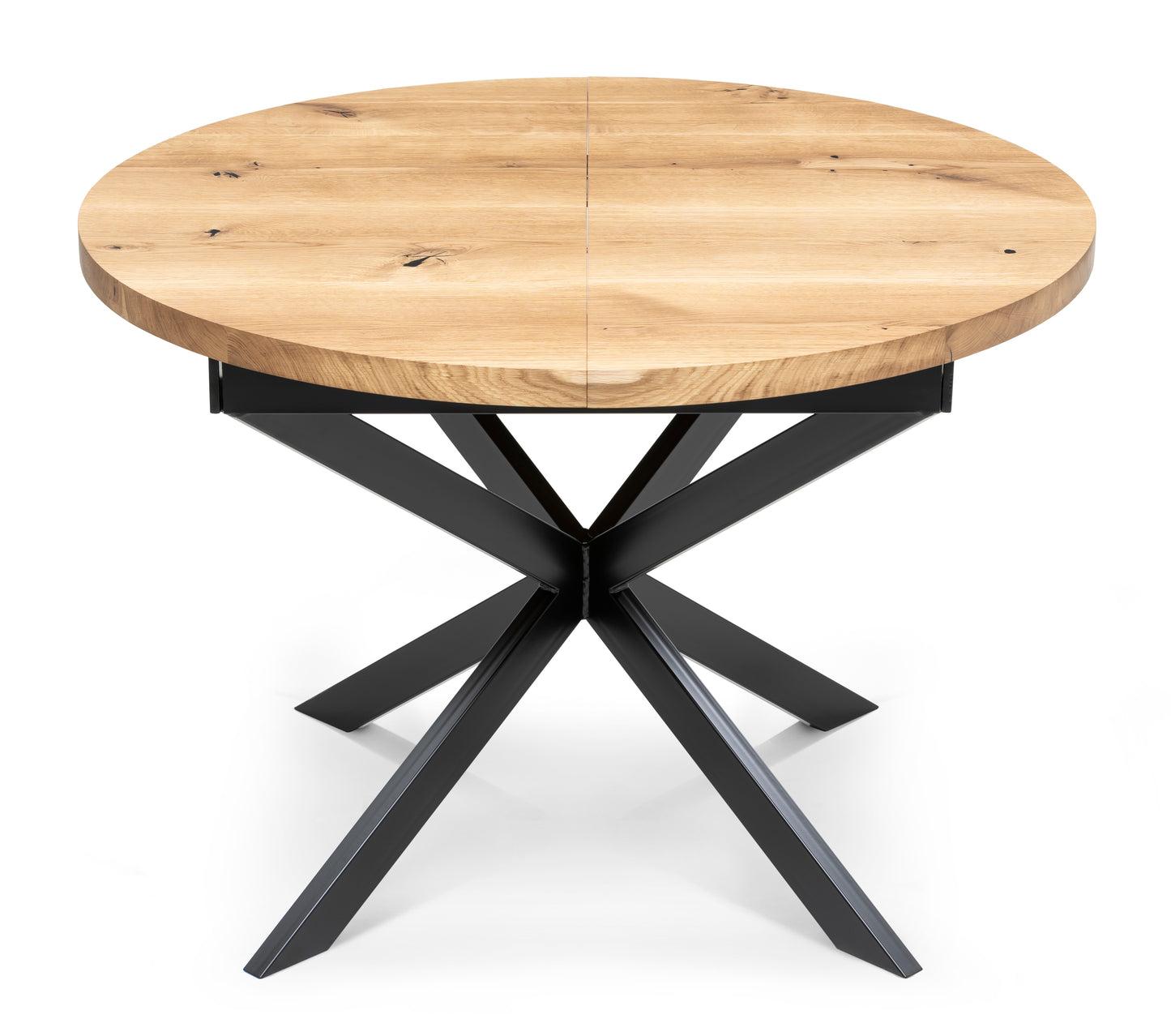 Round table with extension (oak)