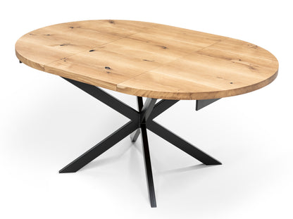 Round table with extension (oak)