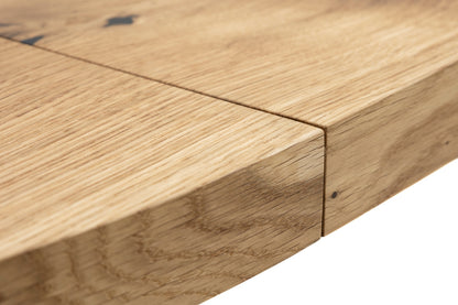 MABEL | Table à manger ronde extensible en bois massif