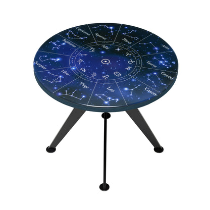CELESTIS | Zodiac Wheel – Round Coffee Table