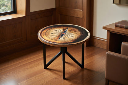 ODYSSEA | Compass Rose – Ronde salontafel