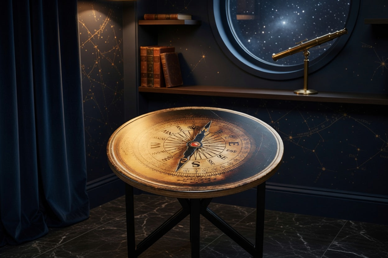 ODYSSEA | Compass Rose – Ronde salontafel