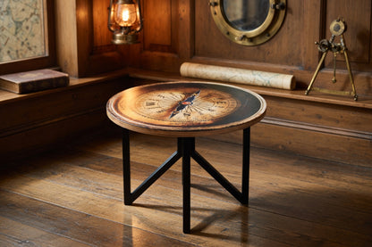 ODYSSEA | Compass Rose – Ronde salontafel