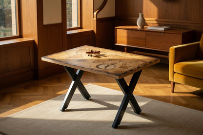 ATLAS | Navigator’s Chart – Rectangular Coffee Table