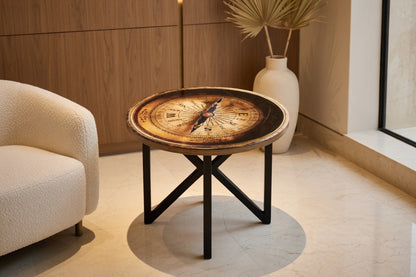 ODYSSEA | Compass Rose – Ronde salontafel