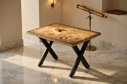 ATLAS | Navigator’s Chart – Rectangular Coffee Table