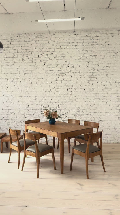 OXFORD | Extendable Dining Table - Dark Oak