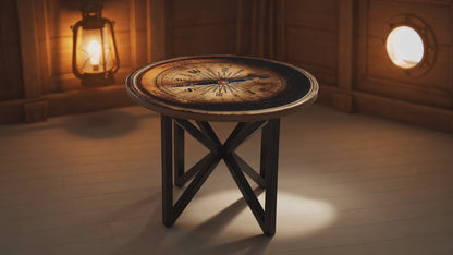 ODYSSEA | Compass Rose – Ronde salontafel