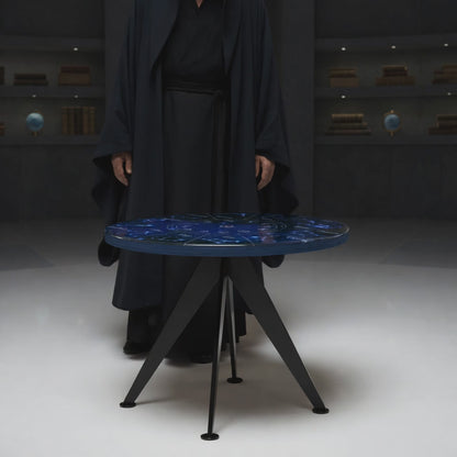 CELESTIS | Zodiac Wheel – Round Coffee Table