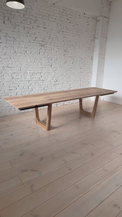 OLIVIA | Extendable Dining Table – Dark Walnut