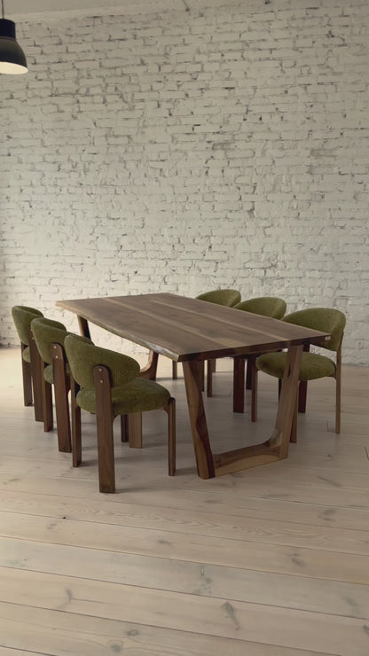 OLIVIA | Extendable Dining Table – Dark Walnut