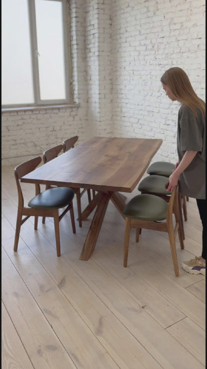 LUNA | Uttrekkbart Spisebord – Sjokolade Valnøtt