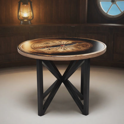 ODYSSEA | Compass Rose – Ronde salontafel